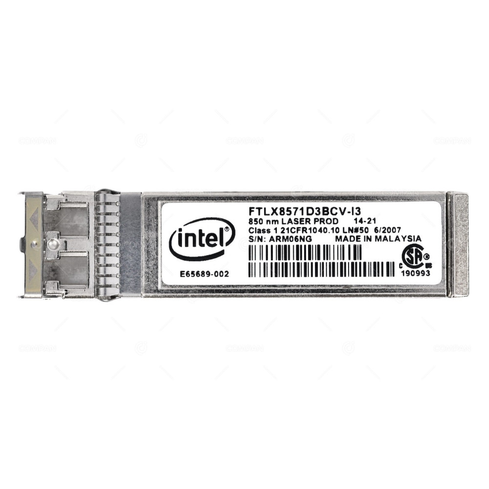 E65689-002 INTEL 10GB SFP+ 850NM 300M OPTICAL TRANSCEIVER MODULE